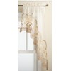 Lorraine Home Fashions Seville botín par, Color Crudo