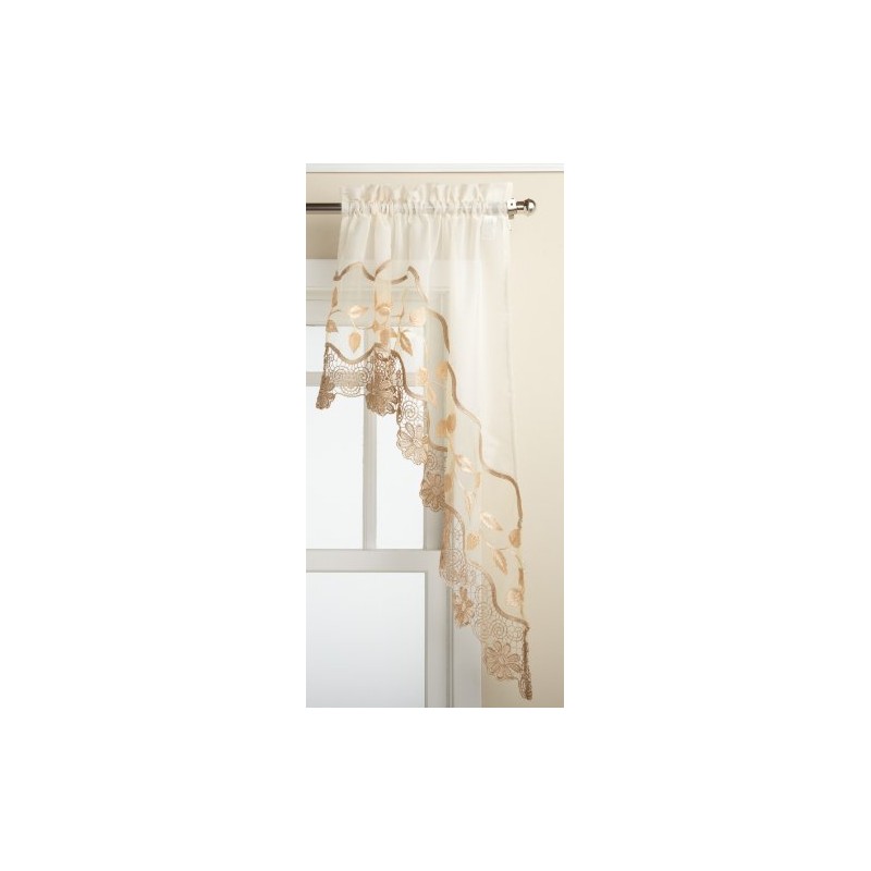 Lorraine Home Fashions Seville botín par, Color Crudo