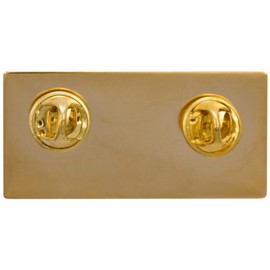 Junior Usher Badge Pin-Back for Church Blue Gold (Set of 2)