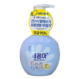 LG Household & Health Care On the Body Sekomma Bubble Antibacterial Hand Wash Lemon Scent / 온더바디 세꼼마 버블 향균 핸드워시 레몬향