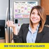 Quick Canary Magnetic Weekly Dry Erase Board Calendar Whiteboard- Latest