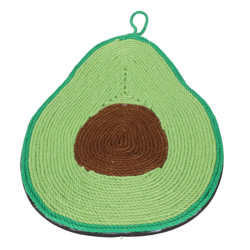 Cat Scratch Pad 28x43cm Avocado Shape Sisal EVA Scratch Resistant