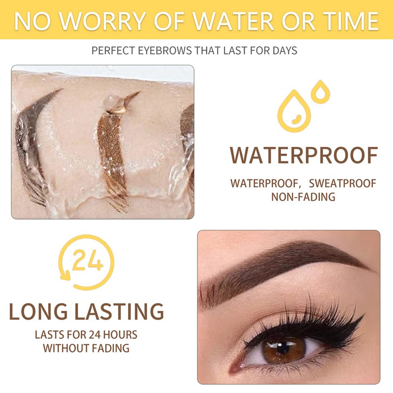 Eyebrow Pencil Dual-Sided Eye Brow Pencil, Fine Tip Rapid Brow