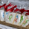 Mahjong Tile Cookies- Set of 6 Crunchy Shortbread Cookies Individually