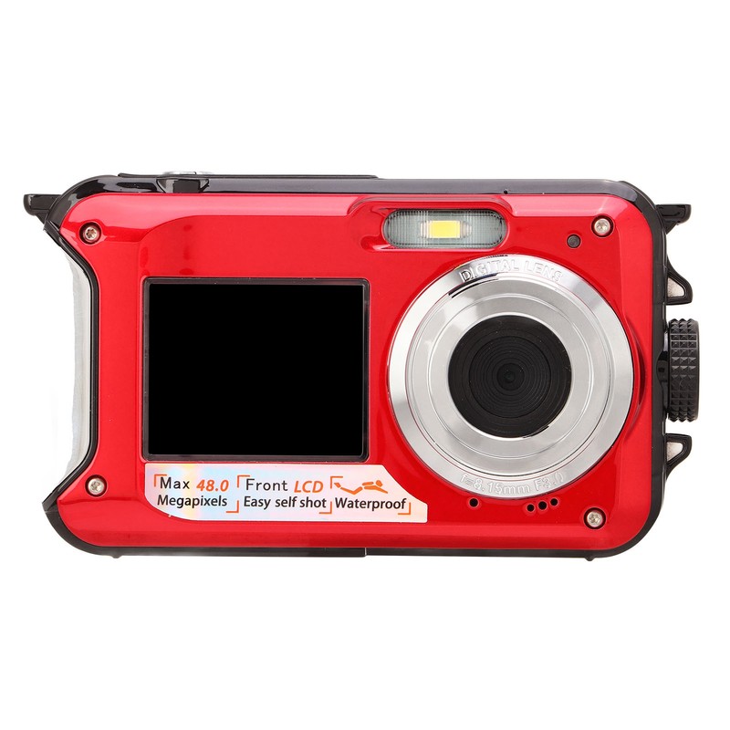 Full HD 2.7K 48MP 10ft Waterproof Underwater Digital Camera 16X