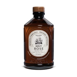 BACANHA - Organic and Raw Syrup - Rose Syrup - For Cocktail, Water, Coffee, Lemonade and Iced Tea - 400 ml
