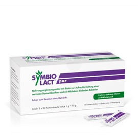 SymbioLact Pure: Probiotic for Allergy Sufferers, Lactic Acid Bacteria and Biotin for Intestinal and Intestinal Mucosa, Hypoallergenic, 3 x 30 Sticks
