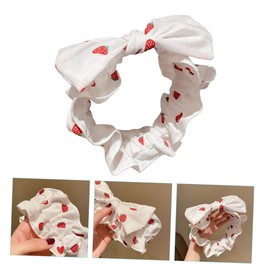 FOMIYES Elastic Women's Headband Strawberry Design Face Wash Band Girls Headband for Makeup Beauty