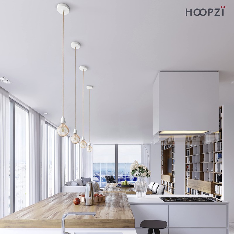 Hoopzi - Pendant Light 1 Flamming - 2.5 m Textile