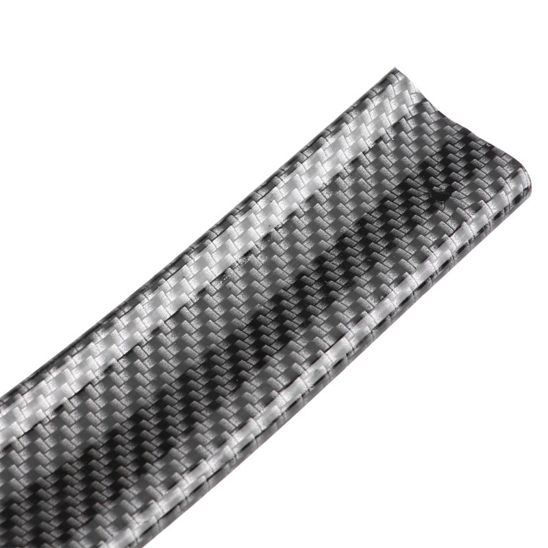 1.5m/4.9ft Carbon Fiber Soft Rubber Car Rear Roof Trunk Spoiler
