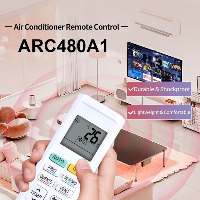 New Backlight Replacement for Daikin Air Conditioner Remote Control ARC480A1
