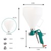 DOTOOL Air Texture Spray Gun,Drywall Texture Sprayer with 1.45 Gallon
