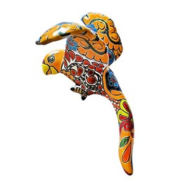 Tierra Fina Talavera Small Wall Bird - 7.50" x 4.50"