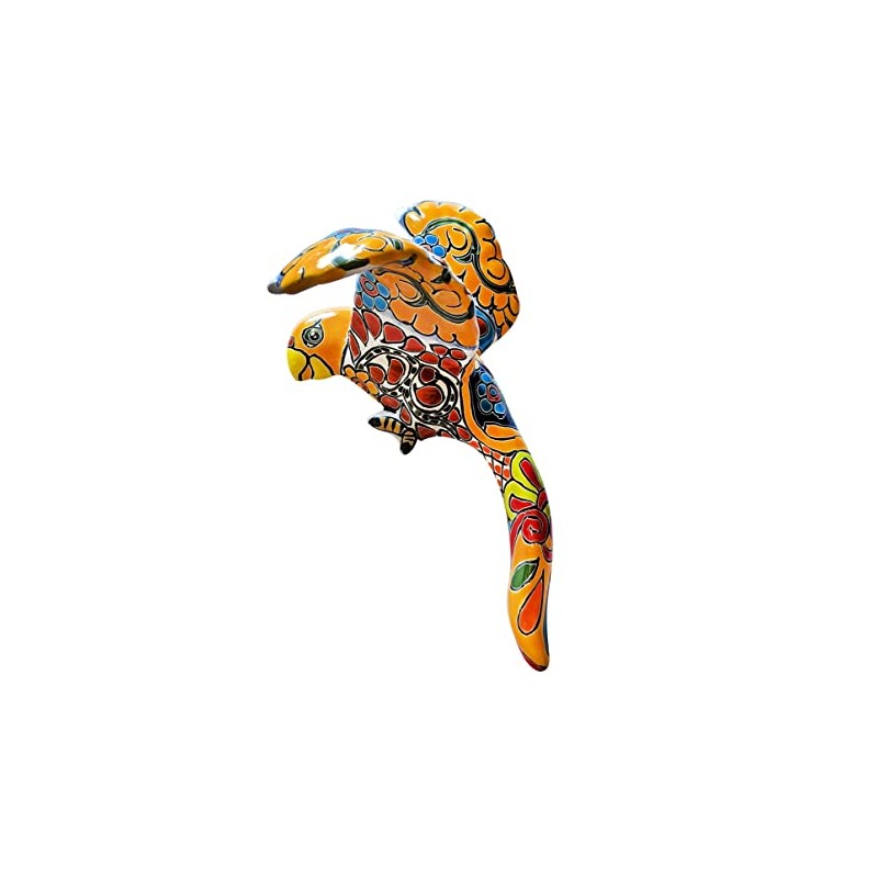 Tierra Fina Talavera Small Wall Bird - 7.50" x 4.50"