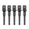 5pcs Heavy Duty Impact Grade Drill Extension Adapter 1/4" Inch