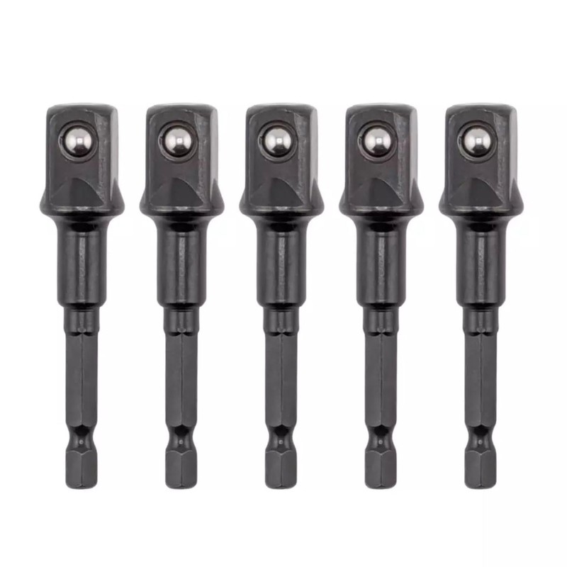 5pcs Heavy Duty Impact Grade Drill Extension Adapter 1/4" Inch