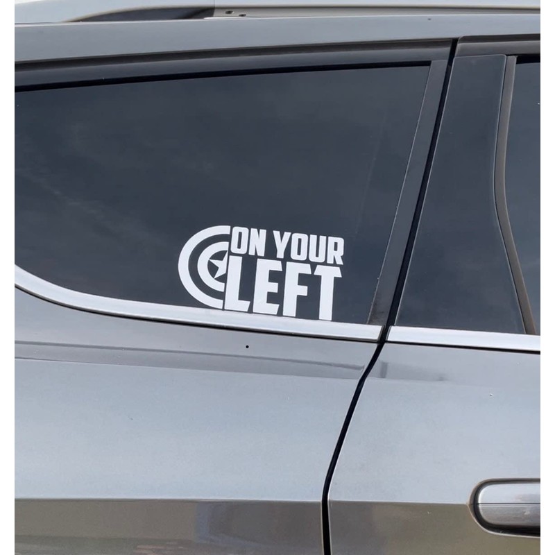 On Your Left Decal (Teal)