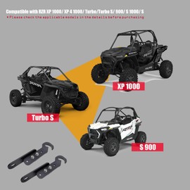 Pikioraz 2PCS 4.5"-6"Adjustable Cool Door Latches Compatible with Polaris RZR, Latch Vent Extender Fit for RZR XP 1000/ XP 4 1000/ Turbo/Turbo S/ 900/ S 1000/ S (2014-2023)