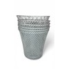 Essentials Wire Mesh Waste Basket (6, White)