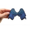 Ivamis Small Beautiful Angel Wings Blue Patch- 5x3 inch -