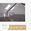 DOITOOL Attic Fan Covers insulated, Insulation Covers with Adhesive for
