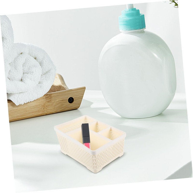 SAFIGLE Vanity Makeup Organizer Compartment Skincare Storage for Beauty Supplies