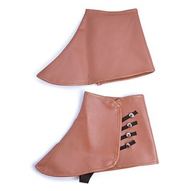 Bristol Novelty BA719 Steampunk Spats Brown, Mens, One Size