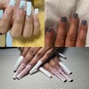 10g 0.2mm Shimmer White Rainbow Nail Glitter Holographic Shining Sugar