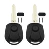 EMSea 2 Pieces Car Remote Key Shell 1 Button Compatible