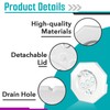 2 Sets 8141 Siding Mounting Blocks, Vinyl Outdoor Mounting Plate