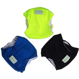 IN HAND Washable Male Dog Diapers(Pack of 3), Premium Reusable Belly Bands for Male Dogs, Durable Male Dog Belly Wrap, Comfy Doggie Diapers