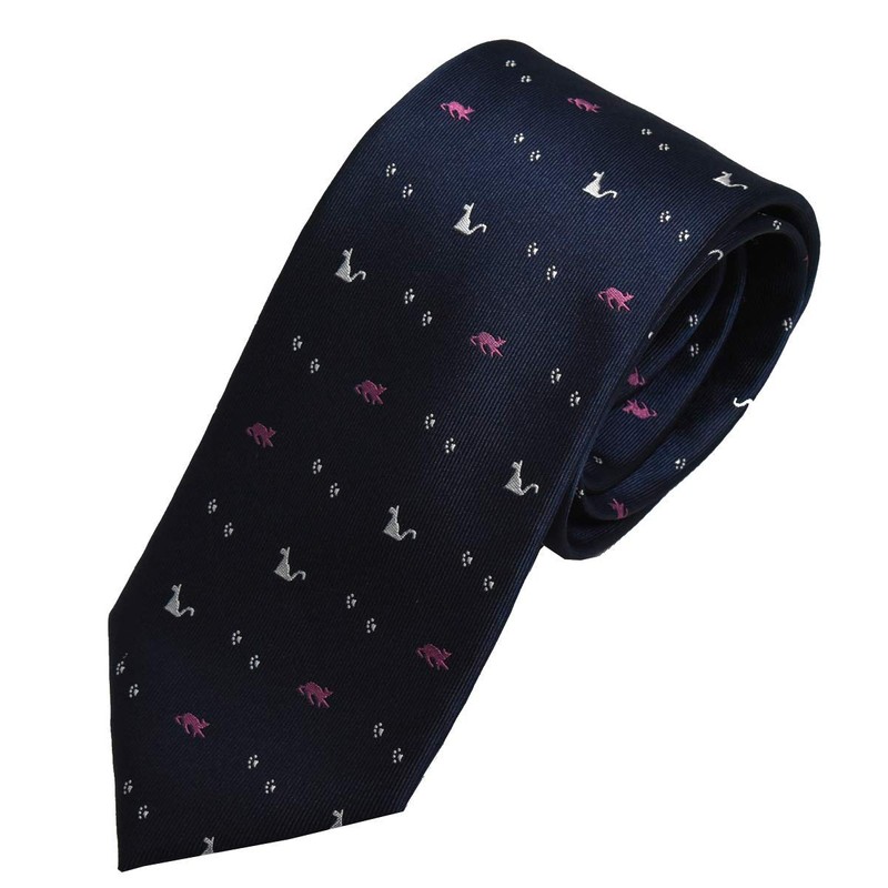 Necktie, Tie Clip Set, Gift Box, Silk Tie, Animal, Cat,
