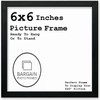 4x4 Inches Black Square Photo & Picture Frame Home Decor
