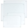 Hacaroa 4 Pack Tempered Glass Cutting Board with Rubber Feet,
