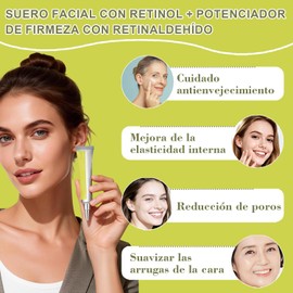 3PCS Retinol Shot Tightening Serums,Include Retinal Shot Serum y Retinol Crema Contorno de Ojos,Apto para Todo Tipo de Pieles,Reduce la Aparicin,Tratamiento Antiarrugas y Reafirmante