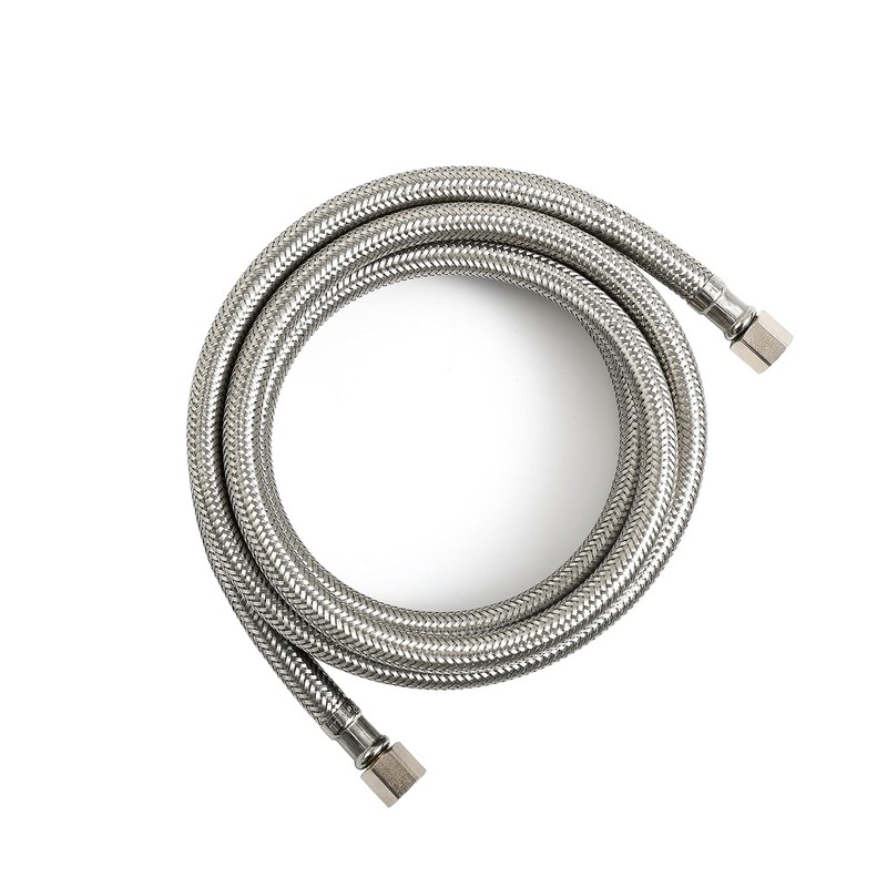 Premium Braided Stainless Steel Ice Maker Water Supply Hose -