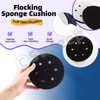 Swpeet 5Pcs 3-Inch No Hole Hook and Loop Soft Polyester