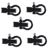 5 Pack of Paracord Bracelet Bow O-Shackles | Premium Stainless-Steel