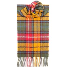 USA Kilts Lambswool Buchanan Antique Tartan Scarf Made in Scotland