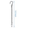 YINGFENG 10 Pack 9.5 Inch Black Hanging Chains, Garden Plant