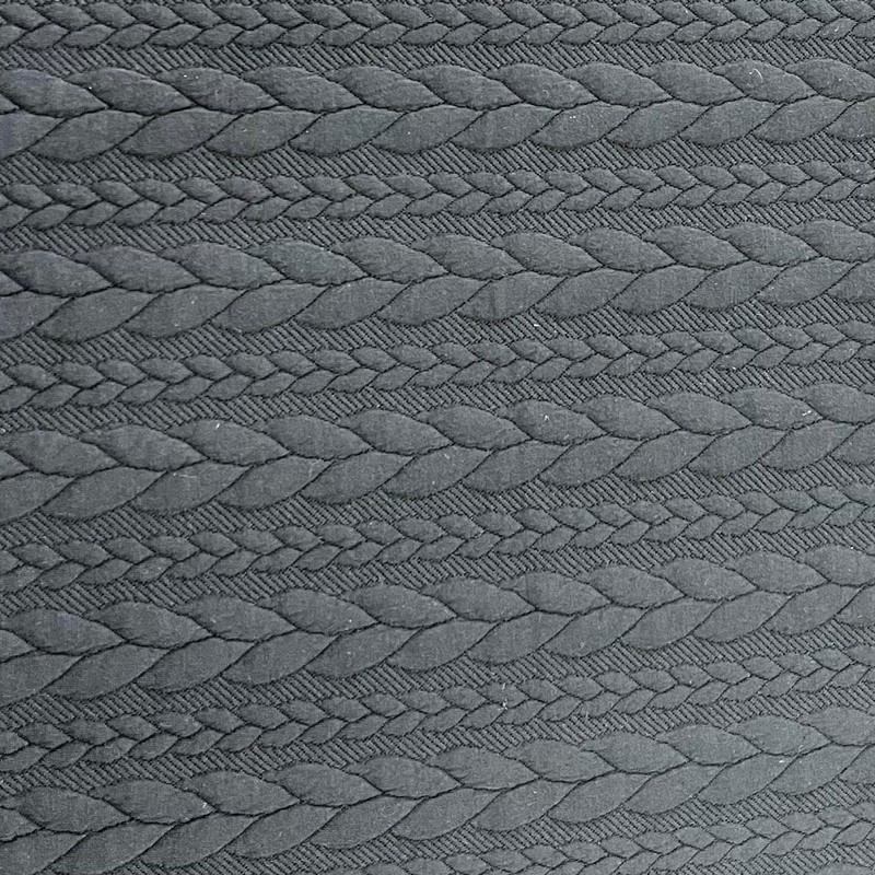 Cable Knit Jersey Fabric, 150cm Wide, Textured Pattern, Select Colour