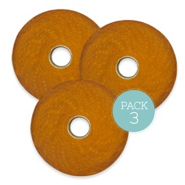 Pack x3 Trapillo Gold Mostaza | Ideal para Tejer Crochet - Decoración Hogar para Cojines Bolsos Tapetes y Más | Completa tu Kit de Crochet | Poliéster con Elastano 50 Metros y 3 cm Grosor