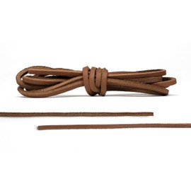 54" Premium Leather Boot Lace in Burnt Sienna - Premium Quality and Strength