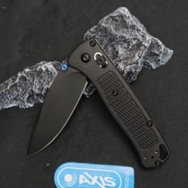 Mini BM 535 Nylon Glass Fibre Handle Folding Knife Custom Drop Point Blade for Camping & Tactical Pocket Knives US Spotcolor: Black blade, black handle, blade length: 3.23in, blade width: 1.1in, type: Pocket Knife