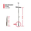 LGXEnzhuo Soil Sample Prob Stainless Steel Soil Boring Drill T