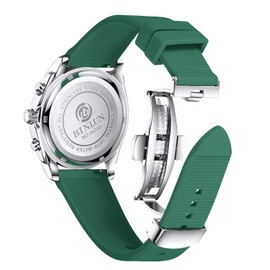 BINLUN Silicone Watch Band Quick Release Rubber Sport Watch Strap 18mm 19mm 20mm 21mm 22mm 24mm Waterproof Smartwatch Bands Replacement for Men and Women (White/Red/Black/Blue/Orange/Grey/Brown/Green)