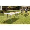 Lakhow Folding Table 6ft Plastic Table Indoor & Outdoor for
