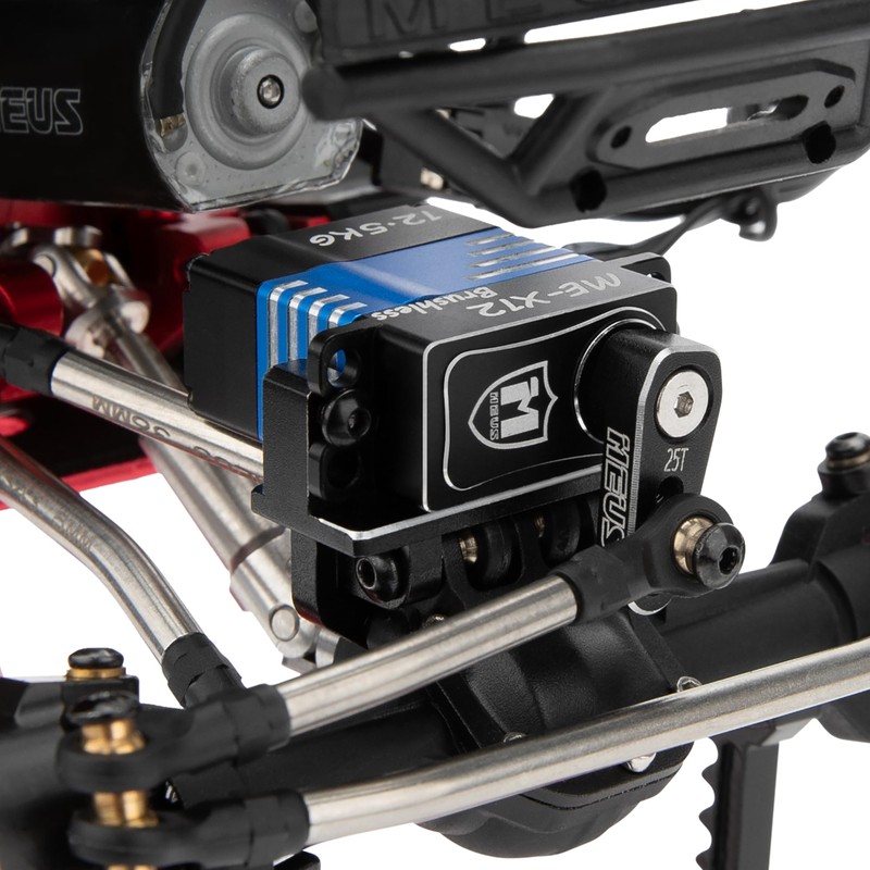 MEUS Racing Coreless TRX4M Servo with Lay Down Servo Mount