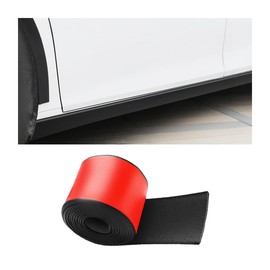 Sandfren 13ft*2.75in Car Side Skirts Protector, Anti Scratch Weatherproof Vehicle Edge Guards Seal Strip, Automotive Protection Trim Accessories, Universal for SUV Sedan Truck