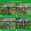 LHKJ Pack of 10 Plastic Micro Drip Irrigation Garden Irrigation